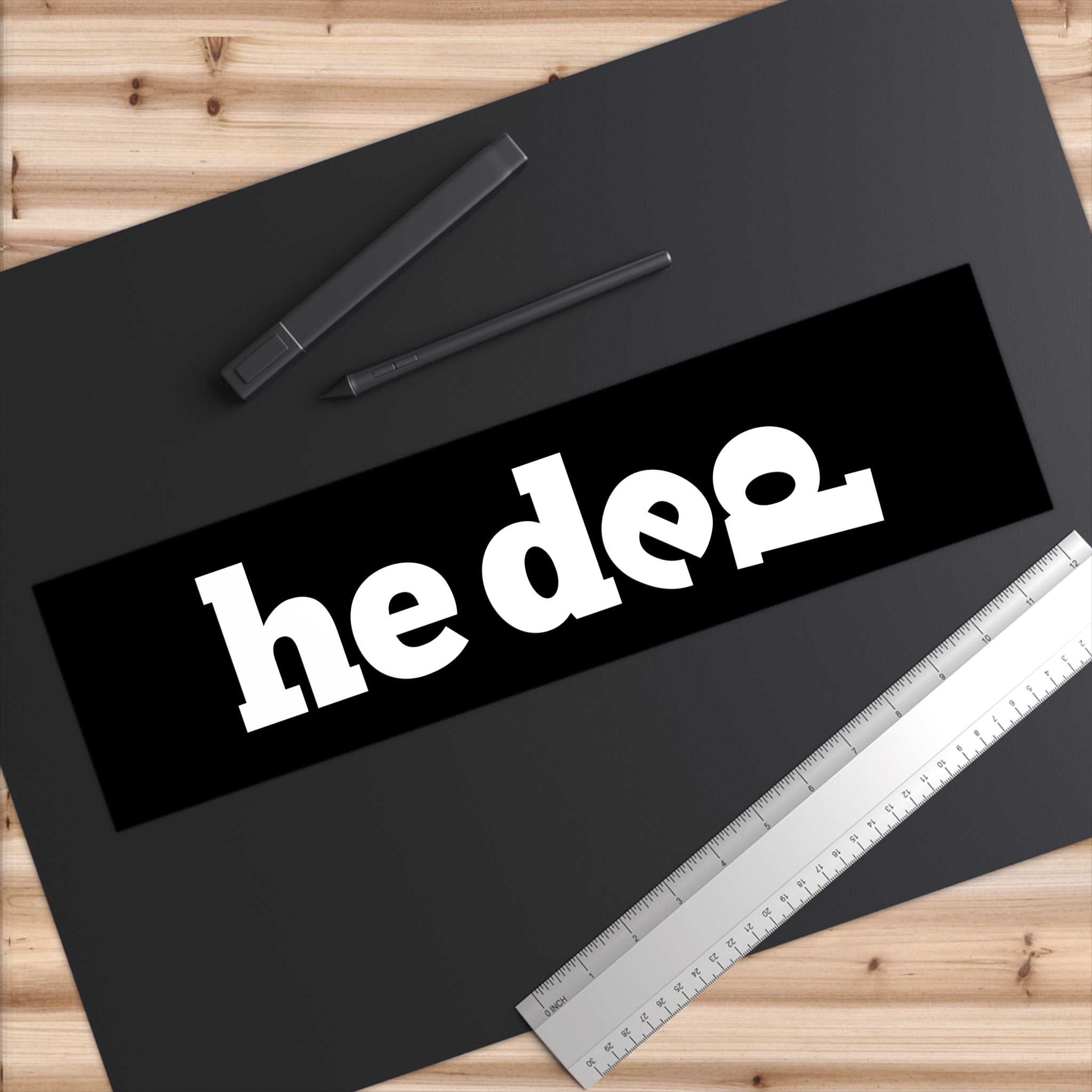 BUMPER STICKER - 15"x3.75