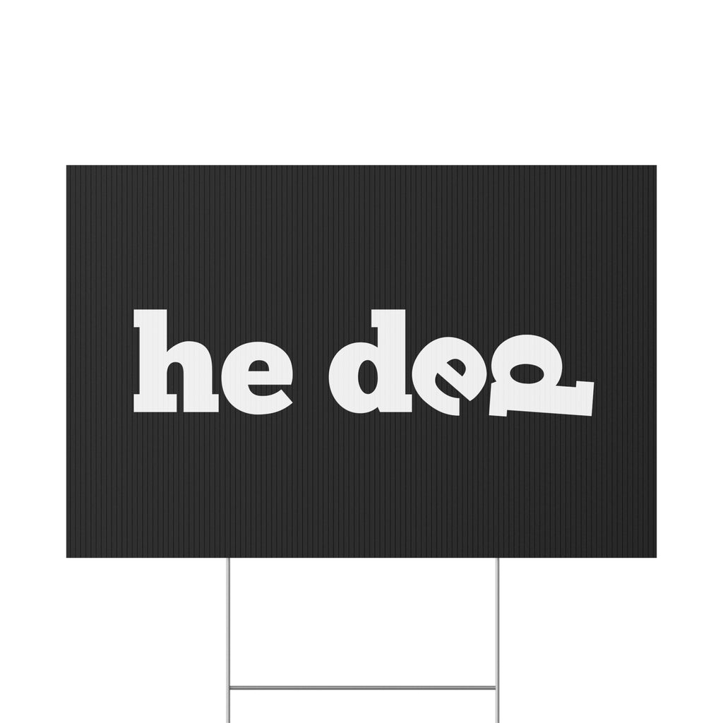 YARD SIGN - 18"x12"